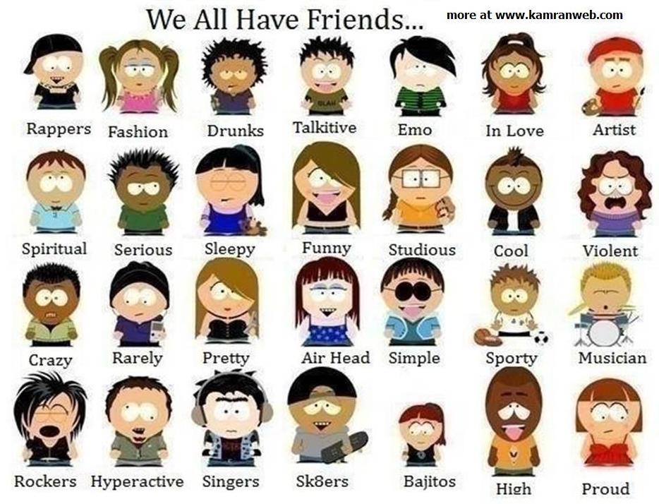 South Park Characters Facebook Tag Your Friends Picture/Photo