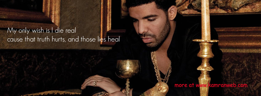 Celebrities Timeline Cover - Drake Lyrics Cover 