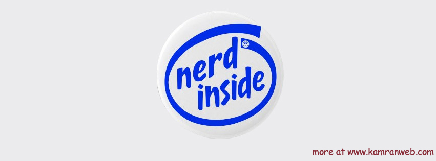 Funny Timeline Cover - Nerd Inside Cover 